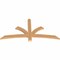 Ekena Millwork Davenport Timber Gable Bracket, Western Red Cedar, 60"W x 30"H x 1 1/2"D x 3 1/2"F, 12/12 Pitch GBW060X30X0204DAV00SWR - alternate 4